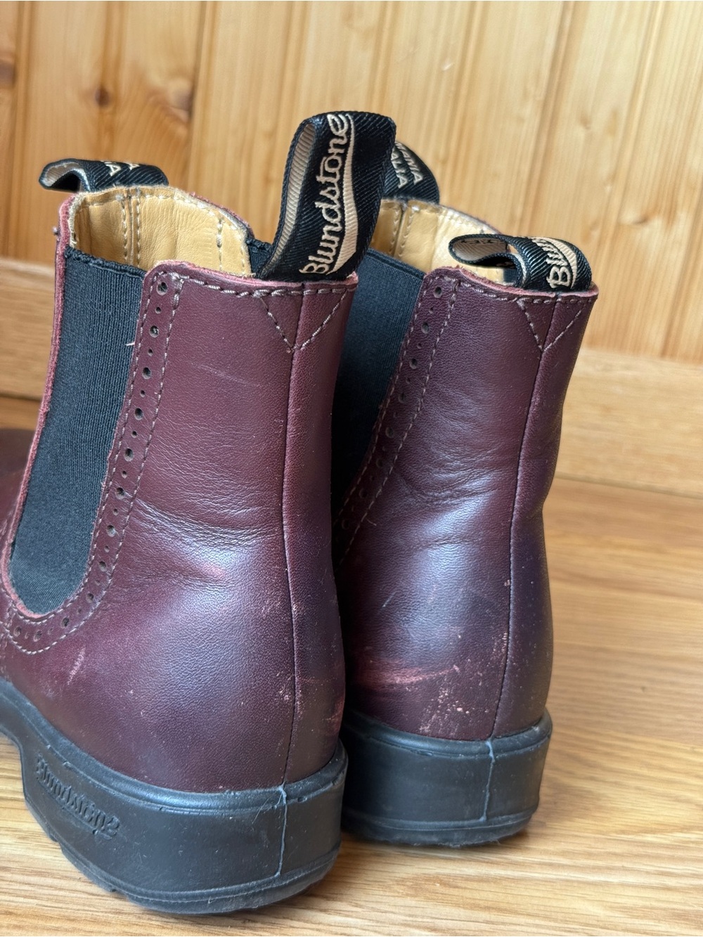 BLUNDSTONE 1309 CHELSEA BOOTS IN REDWOOD - Picture 3 of 8